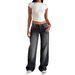 Women's Clothing Women's Denim New Women's Straight Jeans_mkmklike.com