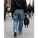 Men's Clothing Men's Loose Straight Leg Jeans European Style Minimalist Retro Color Washed Casual Trousers For Formal & Casual_mkmklike.com