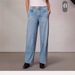 Women's Stretchy Relaxed Fit Wide Leg Jeans - Soft Organic Cotton Denim Pants With Mid-Rise Waist (Dark Blue, Light Blue, Black)_mkmklike.com