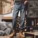 Men's Clothing Spring/Autumn Men's Stretch Jeans Loose Fit Retro Style Plus Size Long Pants Trendy Slim Fit Harem Pants Youthful_mkmklike.com