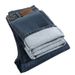 High-Quality Autumn-Winter Thin Fleece Straight-Leg Jeans For Women 2025 New Style Fleece-Lined Loose Slimming Cigarette_mkmklike.com
