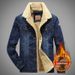 Pulse Pulse 66009 Cross-Border European And American Men's Youth Casual Loose Plus Size Fleece-Lined Denim Multi-Pocket_mkmklike.com