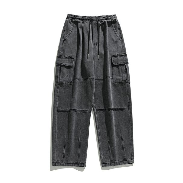 Men's Jeans Spring New Vintage Distressed Washing Overalls Trousers For Men_mkmklike.com