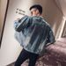 Loom Men's Denim Korean Style Spring Autumn Loose Fit Handsome Casual Jacket Embroidery Trendy Brand European American_mkmklike.com