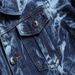 Loom Plus Size Clothing Autumn Winter Loose Denim Jacket Irregular Tie-Dye Trendy Men's Top_mkmklike.com