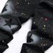 In Stock European And American Cross-Border Personalized Hand-Painted Gun Five-Pointed Star Colorful Spray Paint Elastic_mkmklike.com