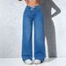 Customized Women's Stretch Denim Trousers Loose Straight Wide Leg Pants European American Fashion Personalized Clothing_mkmklike.com