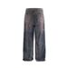 American Heavy Industry Chain Print Jeans 2025 Summer Punk Hot Girl Hip Hop Floor-Length Pants_mkmklike.com