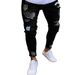 In-stock Cross-border New Model For European And Men's Slim-fit Jeans With Badges, American_mkmklike.com