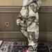 Unisex American Style Graffiti Maple Leaf Camouflage Jeans Straight Leg Casual Trousers Jackson WangInspired Fashion_mkmklike.com
