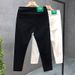 Men's Slim Fit Skinny Jeans Solid Color Trendy Casual White Pants Low Waist Standard Thickness Slight Stretch For Younger Men_mkmklike.com