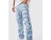 "Men's Elastic Patchwork Straight Leg Jeans – Light Blue, Pink, Bluish & Khaki (Sizes S-XXL)"_mkmklike.com