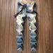 Men's Clothing Nostalgic Jeans Fashion Washed Youth High Street Ripped Trendy Denim Trousers_mkmklike.com
