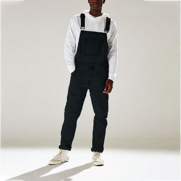 Men's Clothing Overalls High Waist Jeans_mkmklike.com