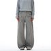 Men's Clothing & Archer0603 & Autumn/Winter New American High Street Trendy Brand Curved Blade Jeans Embroidered Flower Wide Leg Cargo Pants For Men_mkmklike.com