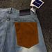 Men's American Style Jeans Suede Patchwork Loose Straight Leg Casual Pants for Cross Border Foreign Trade_mkmklike.com