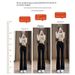 Women's High Waist Flare Jeans - Stretchy Denim Pants With Bootcut Leg For Casual & Elegant Style (Black, Light Blue)_mkmklike.com