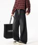 Men's Lyocell Retro Jeans - Loose Straight Leg American Vintage Wide Pants For Autumn & Casual Wear_mkmklike.com