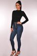 Women's Clothing High Waist Stretch Slim Fit Denim Pants_mkmklike.com