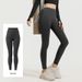 Peach High Waist One-Piece No Embarrassing Line Sports Running Nine-Point Anti-Rolling Edge Fitness Training Yoga Pants_mkmklike.com