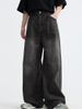 K Jeans Straight Leg Loose Wide Leg Pants Men's Retro High Street Jeans Pants_mkmklike.com