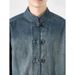 Cowboy Jacket Men's Loose Casual Retro Multi Pocket Workwear Denim Jacket Men_mkmklike.com