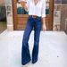 Women's Stretchy Flared Jeans - High Waist Wide Leg Denim Pants (S-4XL, Black/Dark Blue/Light Blue, Lightweight & Comfortable Cotton Blend)_mkmklike.com