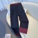 Women's Clothing Loose and slim casual stitching contrast jeans for women autumn and winter new hot girl straight wide leg pants_mkmklike.com