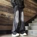 American High Street Hiphop Pants Trendy Brand Design Sense Tie-dye Gradual Change Wide Leg Pants Men's Loose Straight Jeans_mkmklike.com