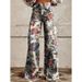 Cross-border European And American Foreign Trade Plus-size Casual Pants, Thin Jeans, Wide-leg 3D_mkmklike.com