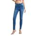 Women's Clothing Women's Jeans Slim High Waist High Elastic Skinny Pants Large Size Women's Pants Basic_mkmklike.com