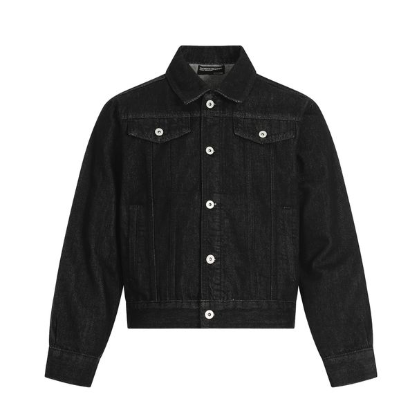 11KN American Retro Denim Jacket Men And Women Trendy Design Sense Street Ruffian Handsome Old Loose Lapel Jacket Top_mkmklike.com