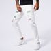 Men's Clothing Foreign Trade Good Goods Jeans Ripped Patch Art Street Fashion Jeans For Men_mkmklike.com