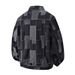 Men's Color-Block Plaid Denim Jacket – Long Sleeve Vintage Casual Coat, Streetwear Fashion_mkmklike.com