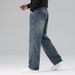Jeans Men's New Versatile Loose Fashion Simple Straight Casual Pants_mkmklike.com