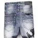 2025 New Free Shipping Designer Jeans Embroidered Men Jeans With Knee Hole Zipper Small Leg Large Denim Pants Durable_mkmklike.com
