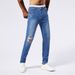 Men's Clothing Ready Made Jeans, Men's Basic Style, Ripped Small Straight Tube, Multi Color Matching, Xintang Denim Capital Cross Border Jeans_mkmklike.com