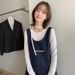 IMISS Loose Slimming Denim Dress For Women, Spring 2025 New Sleeveless Vest Long Skirt Z80568_mkmklike.com