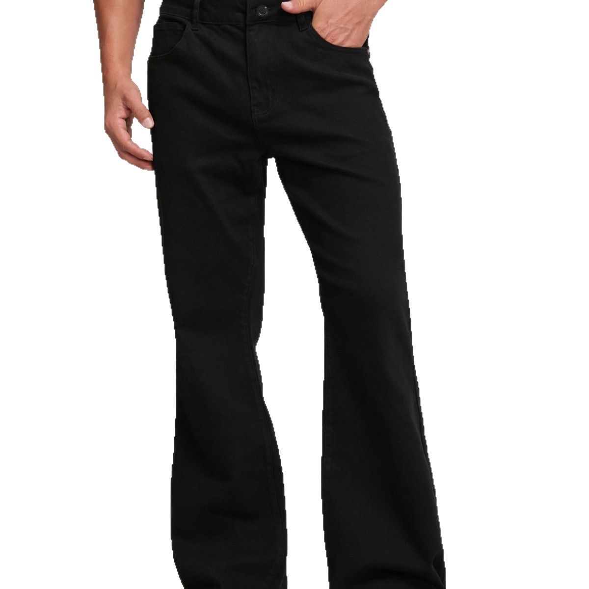 Petite Slim Fit Straight Leg Flared Jeans Low Waisted For Men Autumn New Style 2025 Archer0603 Real Shot_mkmklike.com