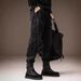 Men's Clothing Retro Workwear Jeans For Men, Autumn New Style, Loose Fit, Harem Style, Jogger Cuffs, Casual Long Pants._mkmklike.com