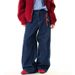 Vintage Men's Jeans - Relaxed Fit High Waist Straight Leg Denim Pants For Casual Wear Fashion Trends_mkmklike.com