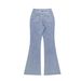 Women's Clothing High Waisted Stretch Skinny Flared Jeans, New Style, Hip Lifting Denim Jeans, Street Style, Bow Tie, Slim Fit, With Pockets._mkmklike.com