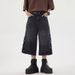 American Retro Washed Denim Shorts For Men, Trendy Brand, New Summer Casual Versatile Niche Cropped Pants_mkmklike.com