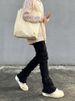 Men's Clothing Erosion Damaged Raw Edge Jeans Men Ins Trendy Brand High Street Straight Slim Flared Trousers Casual Women_mkmklike.com