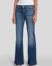 Stretchy Mid Rise Flare Jeans For Women – Comfortable Cotton Blend Denim Pants With Classic Flare Leg & Versatile Style_mkmklike.com