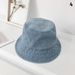 Hot Sale Unisex Cotton Bucket Hats Women Summer Sunscreen Panama Men Denim Fabric Sunbonnet Outdoor Fisherman Hat Beach Cap_mkmklike.com