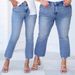 Women’s Stretch Flared Jeans – Vintage-Inspired Mid-Rise Bootcut (XS-3XL, Dark Blue/Light Blue/Black, Comfort Fit)_mkmklike.com