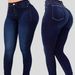 Women's Clothing Autumn And Winter New Women's Fashion Slim High Waist Elastic Skinny Jeans Women_mkmklike.com