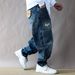 "Classic Straight-Leg Heavyweight Jeans For Men – Vintage Washed Denim (M-3XL, Blue)"_mkmklike.com