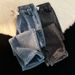 Men's Chic Loose Straight Leg Jeans Drawstring For Spring Summer Casual High Street Trendy Wide Leg Pants Versatile_mkmklike.com